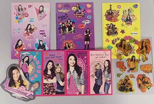 Lotto adesivi icarly foglio - icarly, e